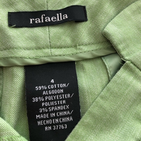 Rafaella Mint Green Women's Shorts - Picture 3 of 4
